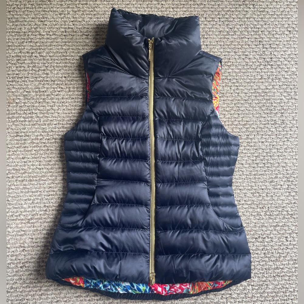 Lilly Pulitzer Navy Vest